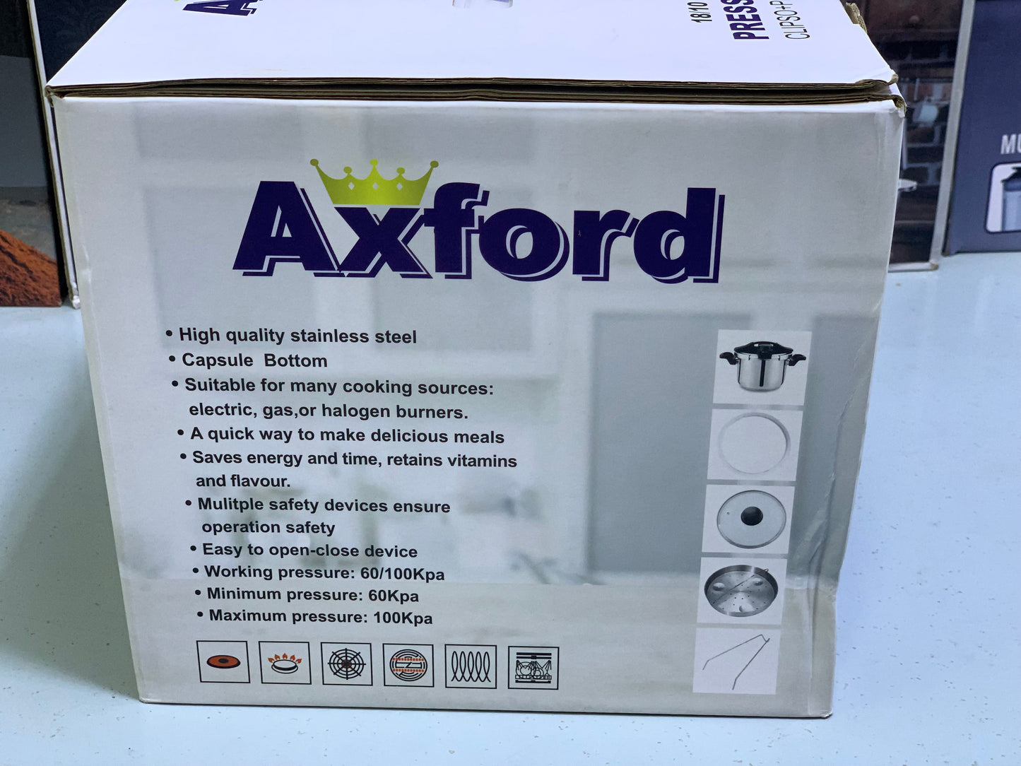 Axford 5L Pressure Cooker|18/10 Stainless Steel