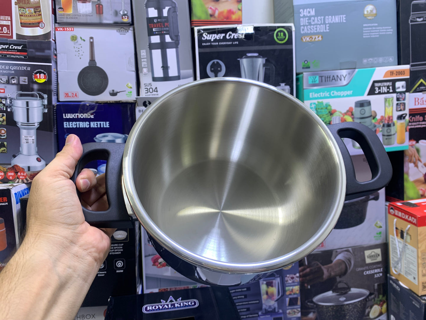 Royal King 3 in 1 Pressure 4L and 6L Stainless Steel