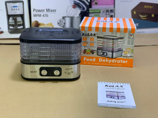 Kolax Food Dehydrator Manual Model:914105