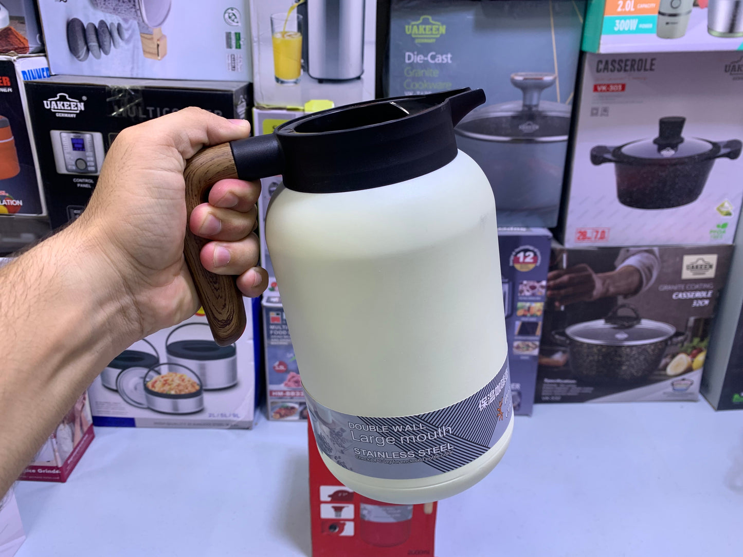 Vacuum Tea Pots 2000ml Stainless Steel SUS304, Vacuum thermos