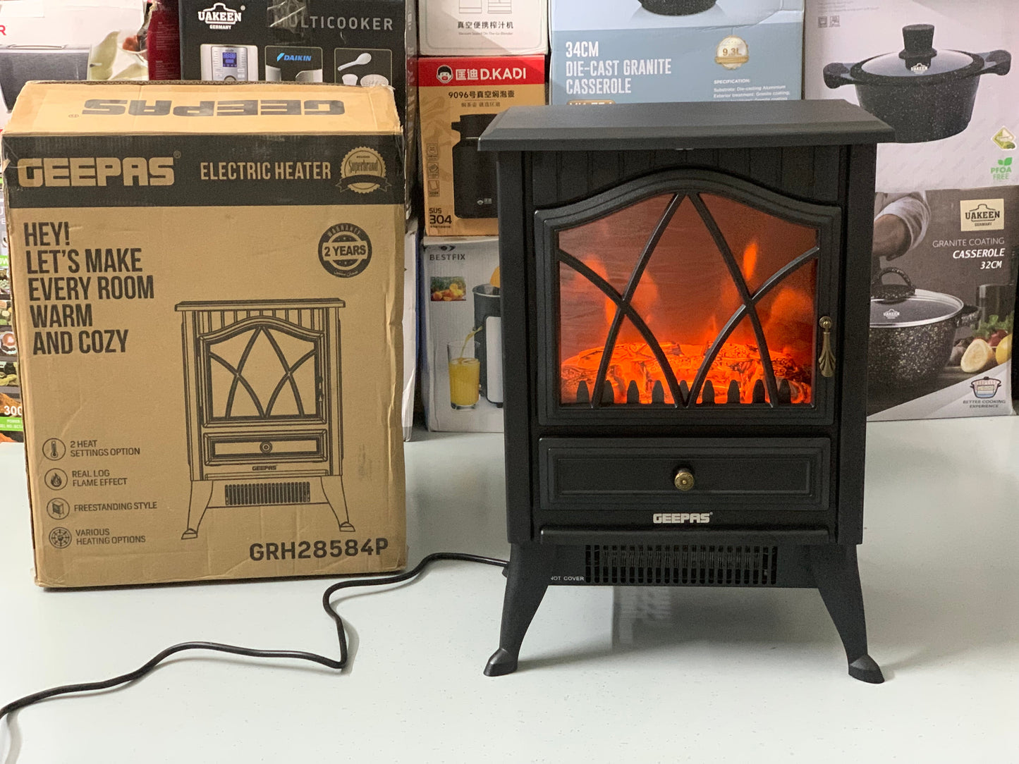 Geepas Electric Heater|1800W