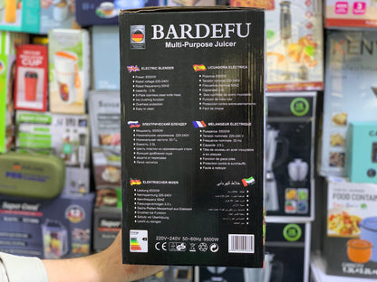 Bardefu 3-in-1 Blender, Chopper & Grinder – 2.5L | 9500W Copper Motor | Model: BF-5040