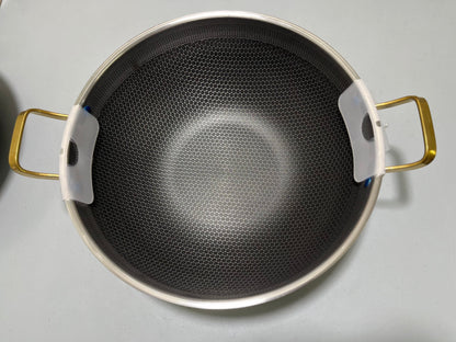 DUBAIZONES™ Laser Coating Handi / Karaai with Golden and Blue Handles