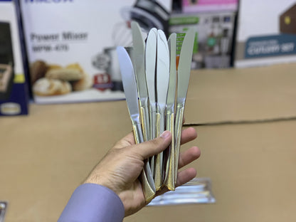 Cutlery set Half golden Design