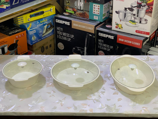 Melamine Serving Hot Pot 3 Pieces Set