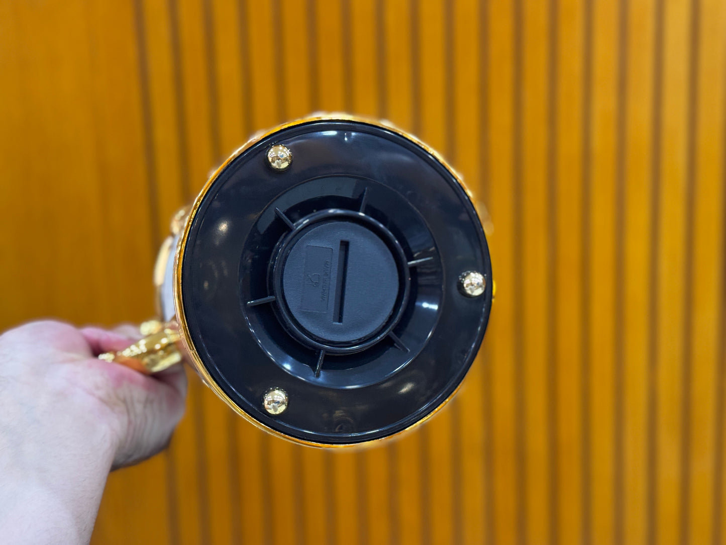 White and Golden Tea Thermos