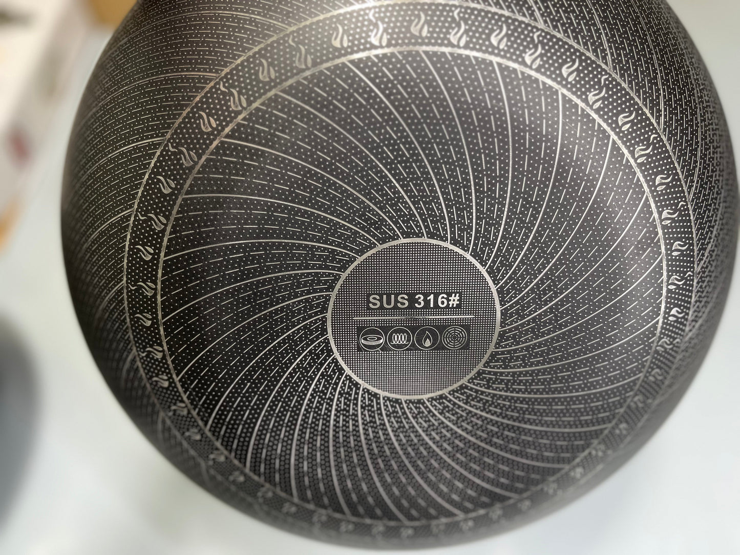 DUBAIZONES™ Laser Coating Handi / Karaai with Golden and Blue Handles