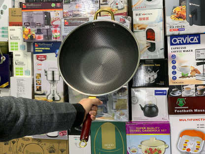 DUBAIZONES™ Laser Coating Frying Pan with Unique Handle design