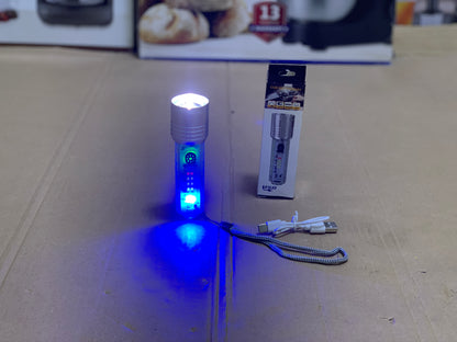 Rechargeable Multi-Function COB LED Flashlight
