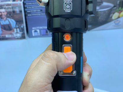 Multifunctional Outdoor Flashlight , Handheld Torch