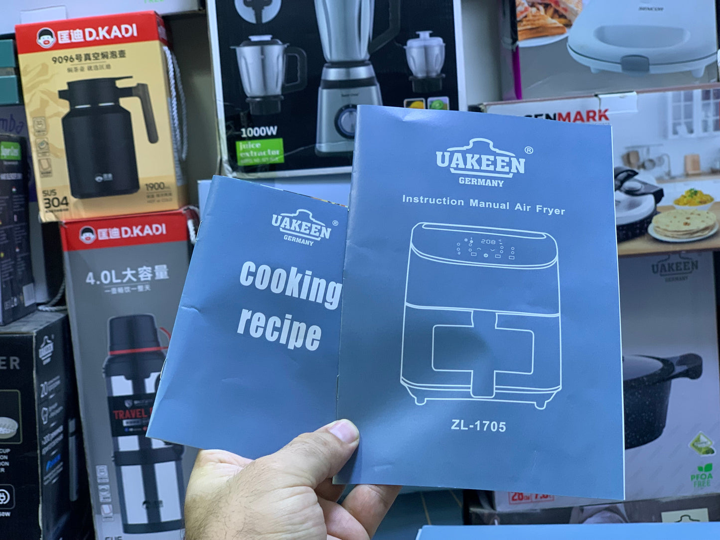Uakeen Digital Air Fryer|8L|ZL-1705