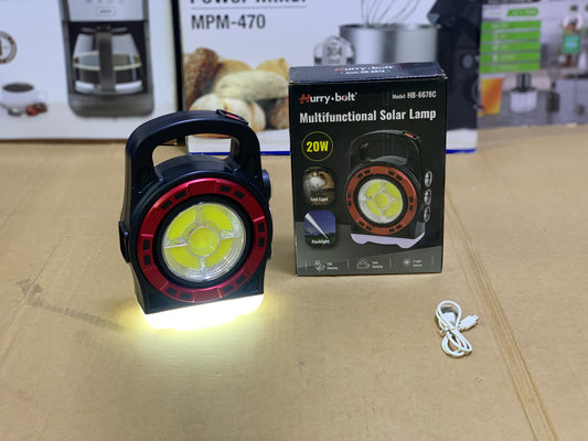 Hurry Bolt Multifunctional Solar Lamp