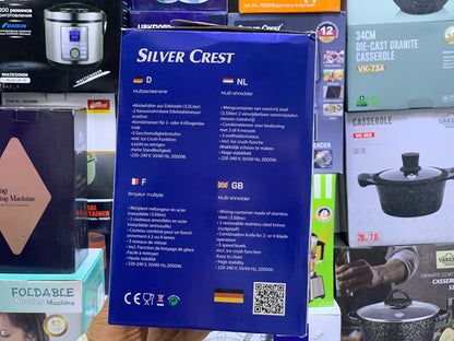 Silver crest 8 in 1 Food Chopper , Lasi Maker and Manual Chopper Full Copper Motor