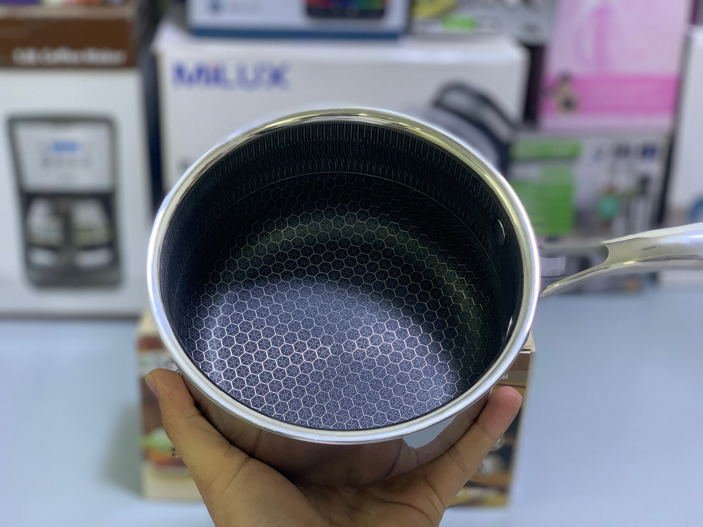 Laser Coating Sauce pan 16cm