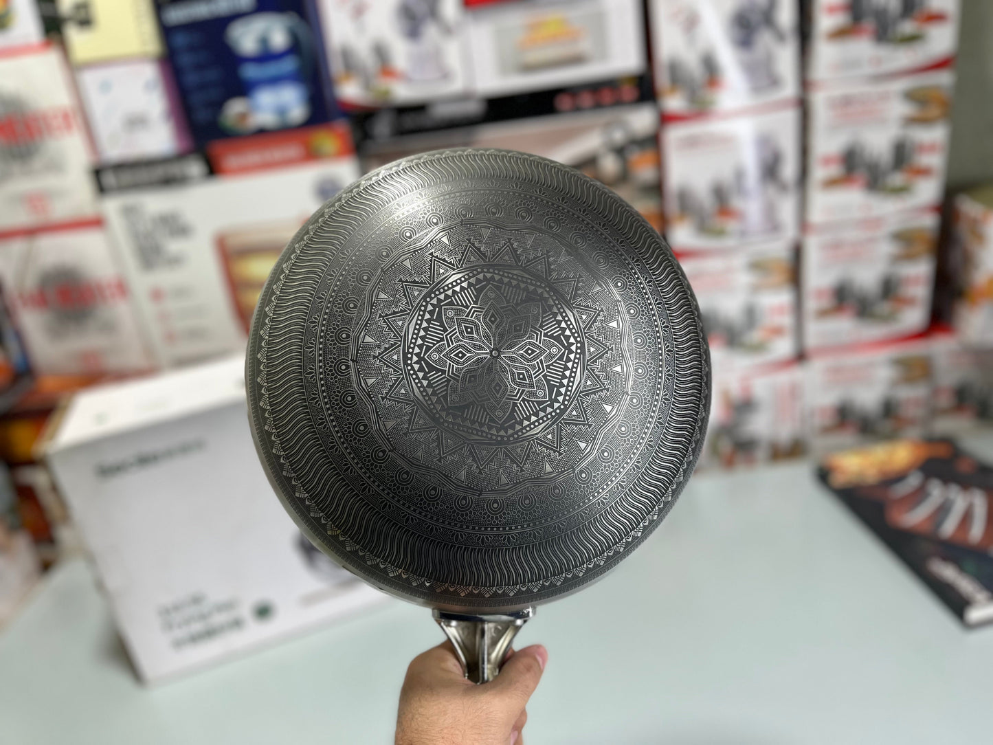 DUBAIZONES™ Secite 30cm Honeycomb Pan & Steamer