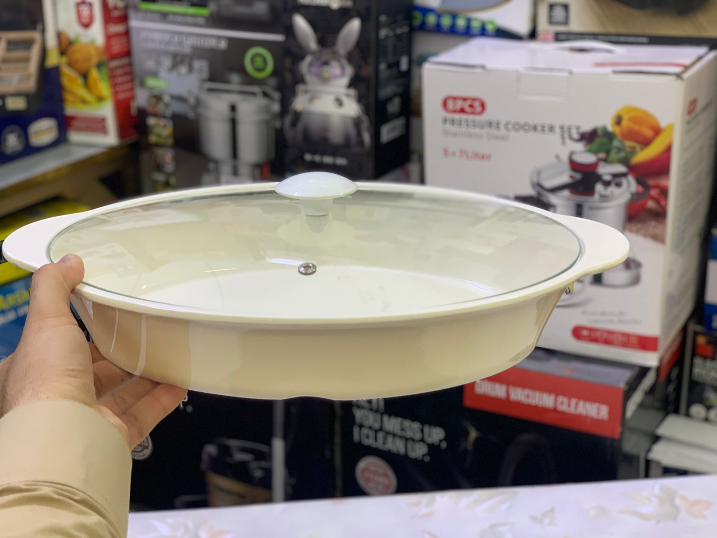 Melamine serving Hot Pot Large