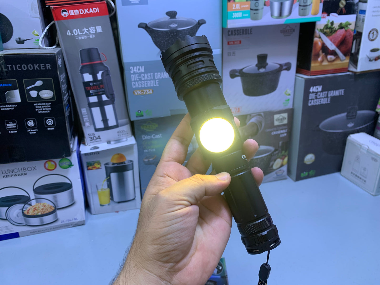 COBA Torch Model: CB-A280 with Build In Rechargeable Flashlight