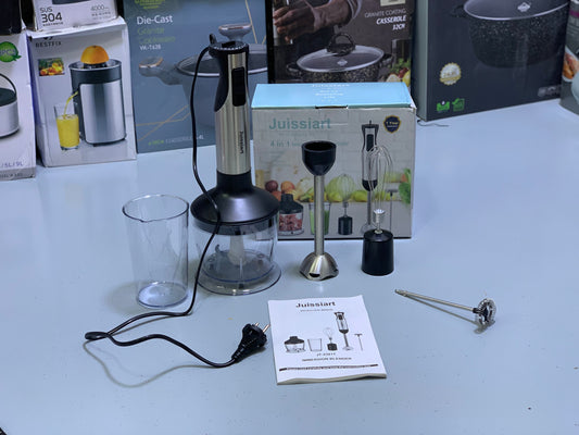 Hand Blender Set 4 in 1 Stainless Steel