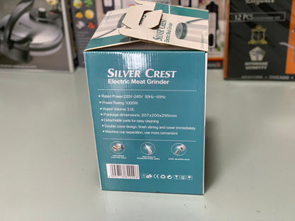 DUBAIZONES™ SILVER CREST  White Chopper 3L Stainless Steel Bowl