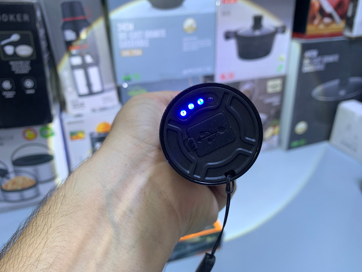 High Power Super Bright Flashlight Aluminium Alloy White Laser Light