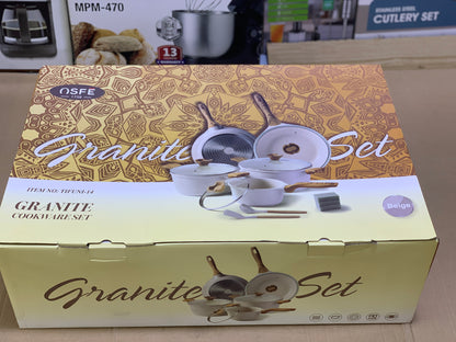 Granite Coating Cookware Set 14 Pieces