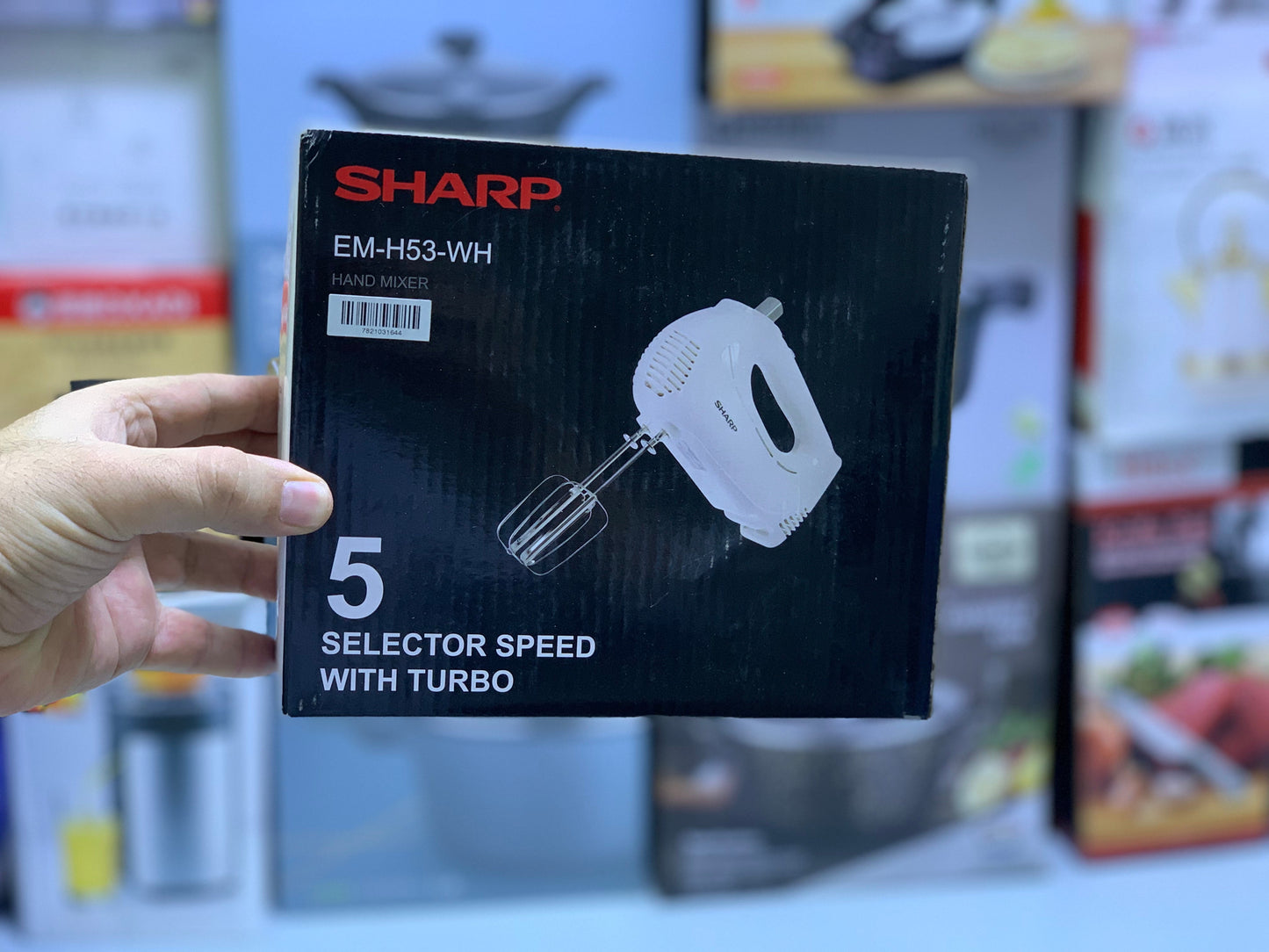 Sharp Hand Mixer| Mode: EM-H53-WH