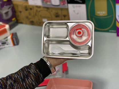 DUBAIZONES™ Kids Lunch Box with Spoon and Container