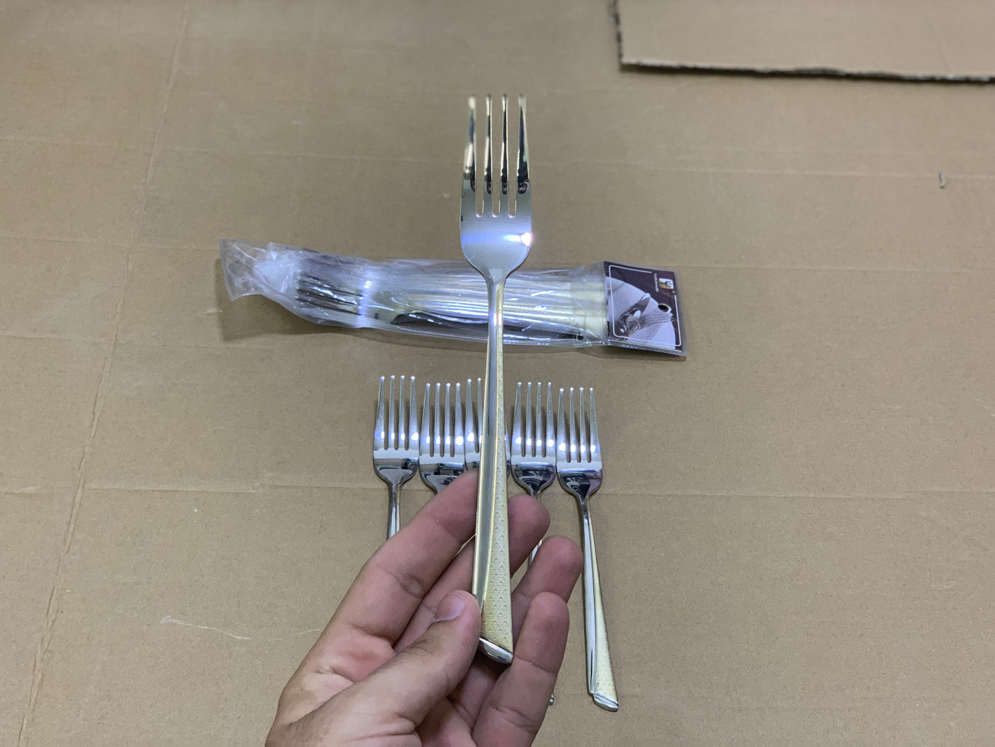Cutlery set Half golden Design
