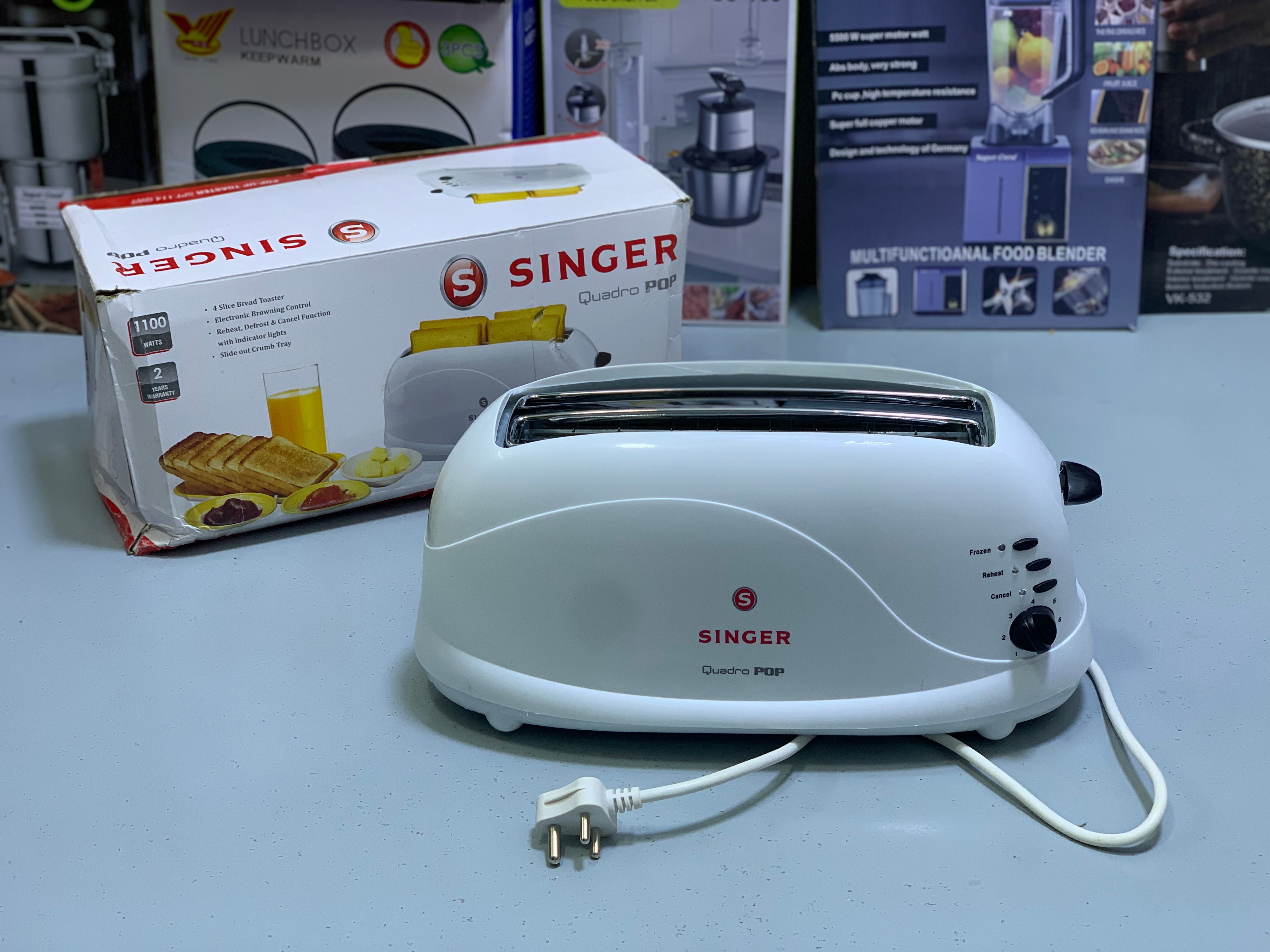 Lemon Bread Singer 4 Slices Bread Toaster| Singer Brand – dubaizones