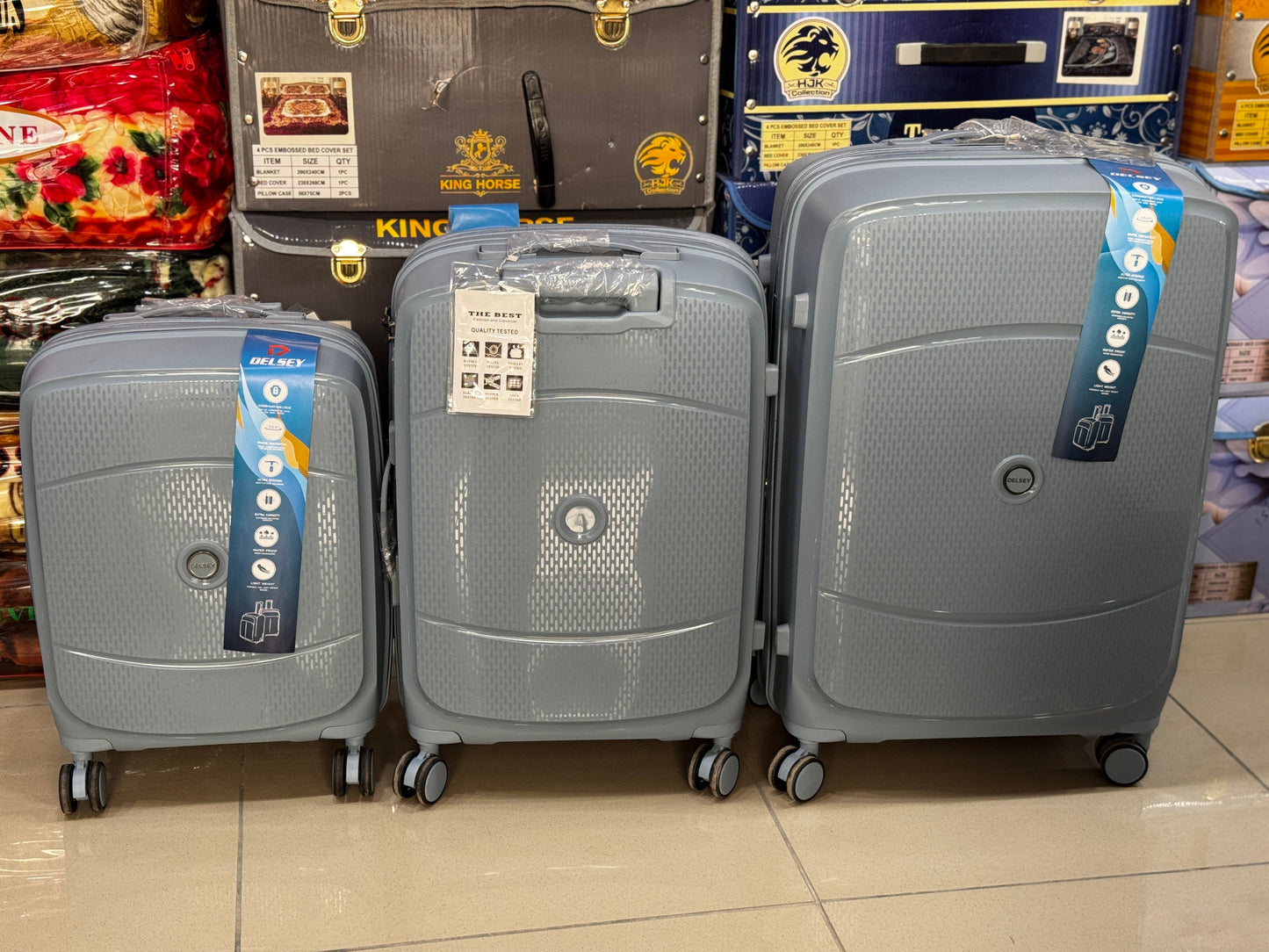 Delsey 3 Pieces Suitcase