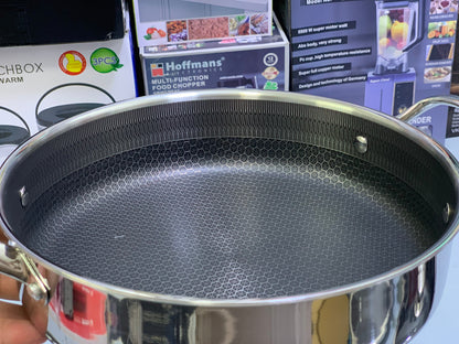 Laser Coating Shallow Casseroles Honeycomb pattern And Non Stick