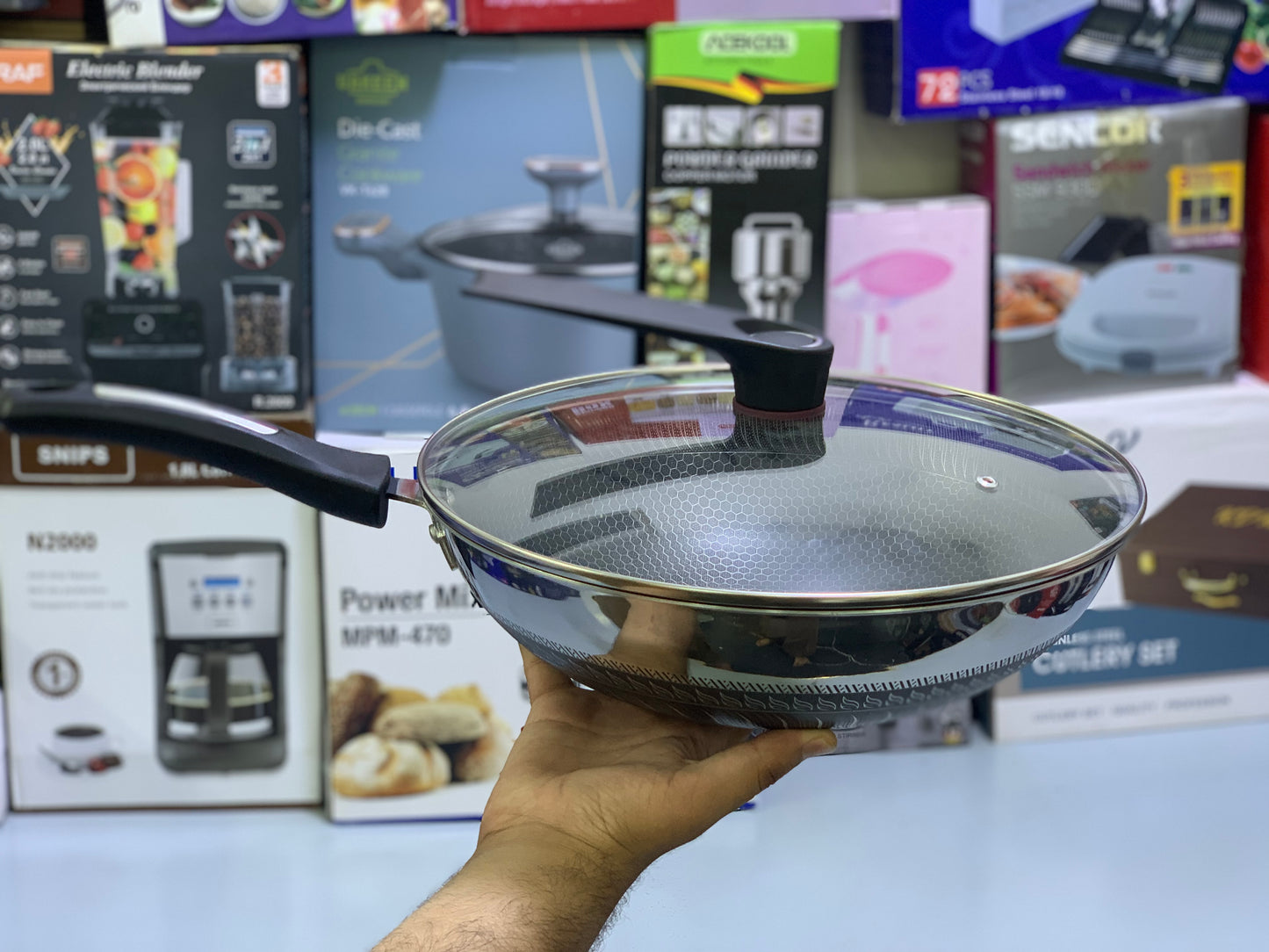 Deep Frypa. 34cm SUS 316 highest steel graded