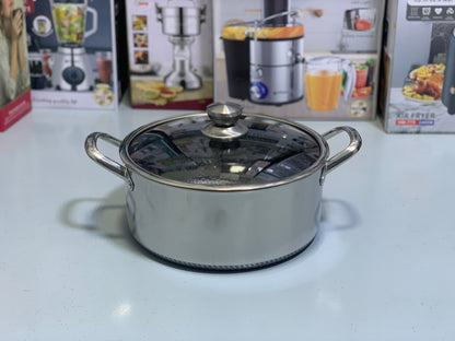 DUBAIZONES™ Laser Coated deep casseroles complete  Set ( sizes are 30cm,32cm,34cm)