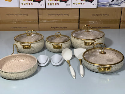 DUBAIZONES™  IMPORTED 13pcs Premium Cookware Set – Versatile and Stylish for Every Kitchen