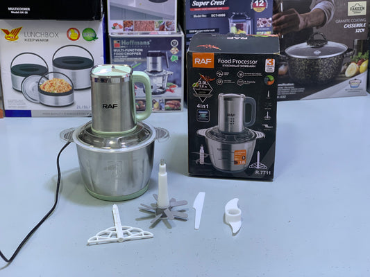 RAF Food Chopper 3L and 1200w Stainless Steel