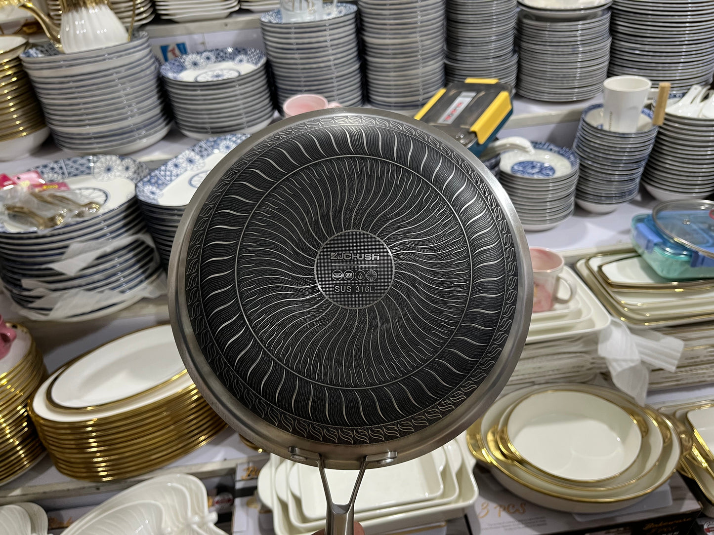 Laser coated Fry pan