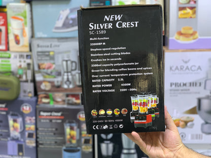 Silver Crest 2-in-1 Blender & Grinder – 2.5L | 4500W | Model: SC-1589