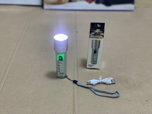 Rechargeable Multi-Function COB LED Flashlight