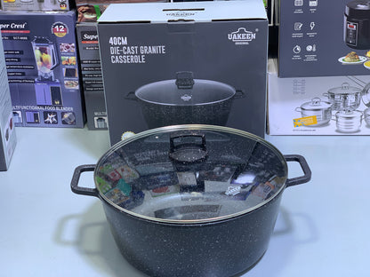 Uakeen Die-Cast Granite Casseroles-Pately or Pots