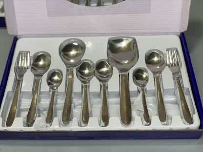 DUBAIZONES™ Arshia Stainless Steel Cutlery Set – 53 Piece