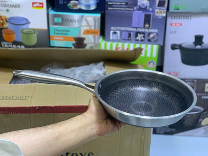 Laser Coating Shallow Frying Pans without lid