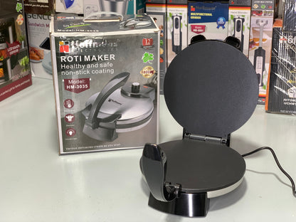 DUBAIZONES™ Hoffmans Roti and Pizza Maker 10 Inches Non Stick Coating 1800w