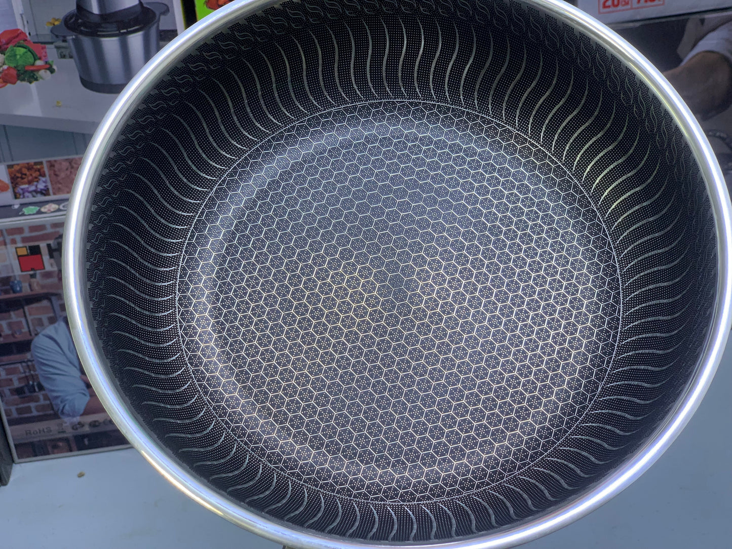 Laser Coating shallow frying pan