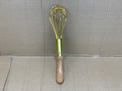 Stainless Steel Golden Hand Mixer and Shaker