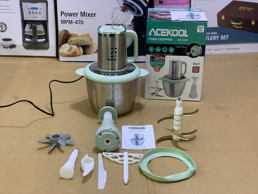 Acekool 5in1 Food Chopper 3L