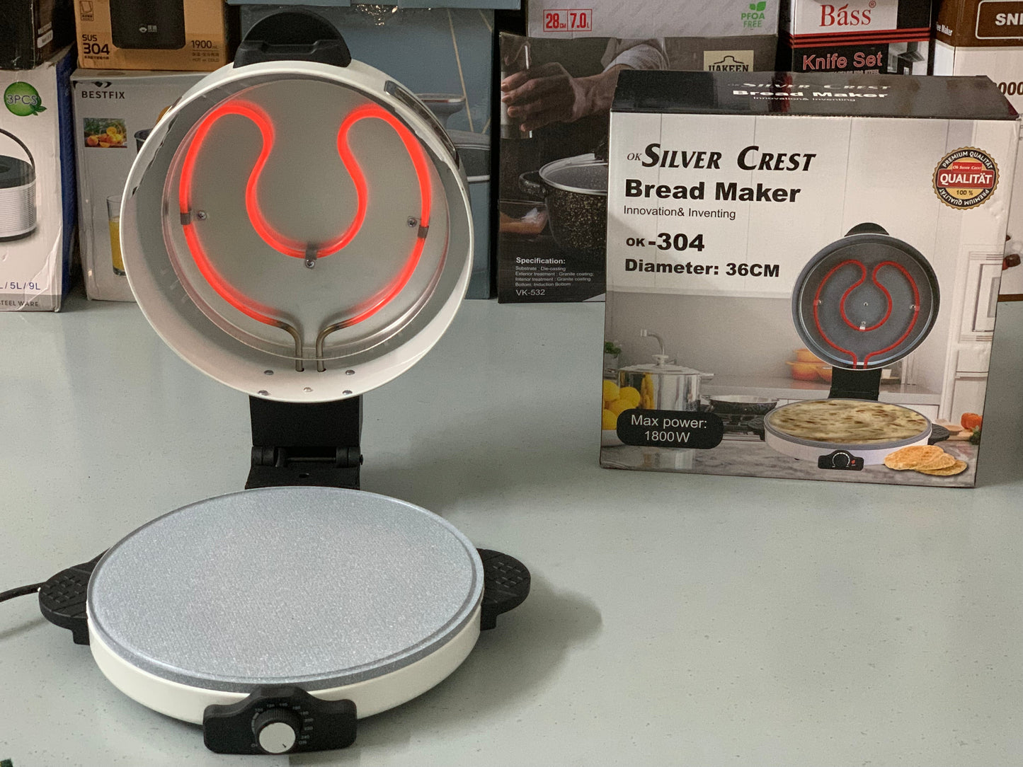 Roti, Bread, and Pizza Maker| 36cm