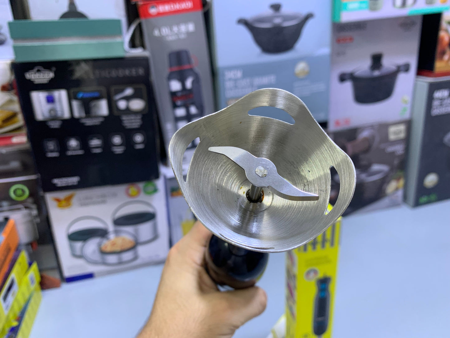 Kolax Hand Blender Stainless Steel 2 Speeds 300w