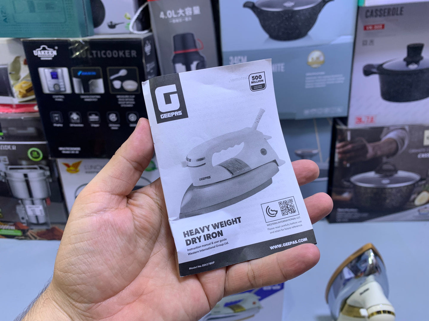 Geepas Dry iron 1200w Non Stick