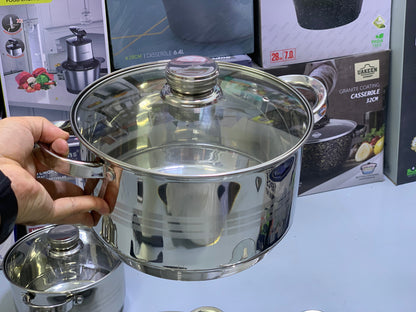 Berghome Line 16 Pieces Cookware Set Stainless Steel