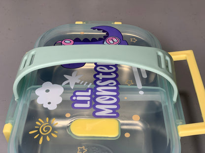 DUBAIZONES™ Stainless Steel Double Layer Kids Lunch Box 700ml